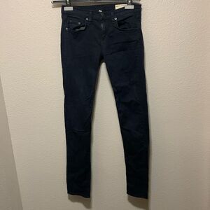 rag & bone Women’s Skinny Jeans Size 25 (28x30) Navy Blue